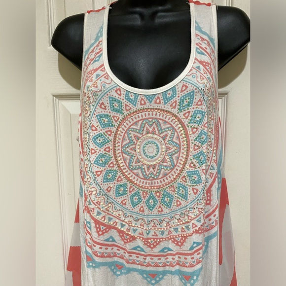 🔥FINAL PRICE🔥⭐️NWT⭐️Amazing Vocal Sleeveless Tunic Top - Picture 4 of 5